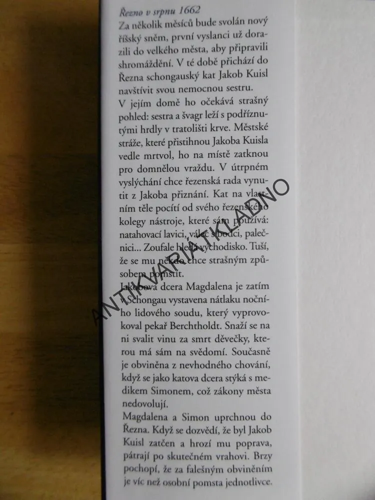 KATOVA DCERA A KRÁL ŽEBRÁKŮ, OLIVER PÖTZSCH, **an