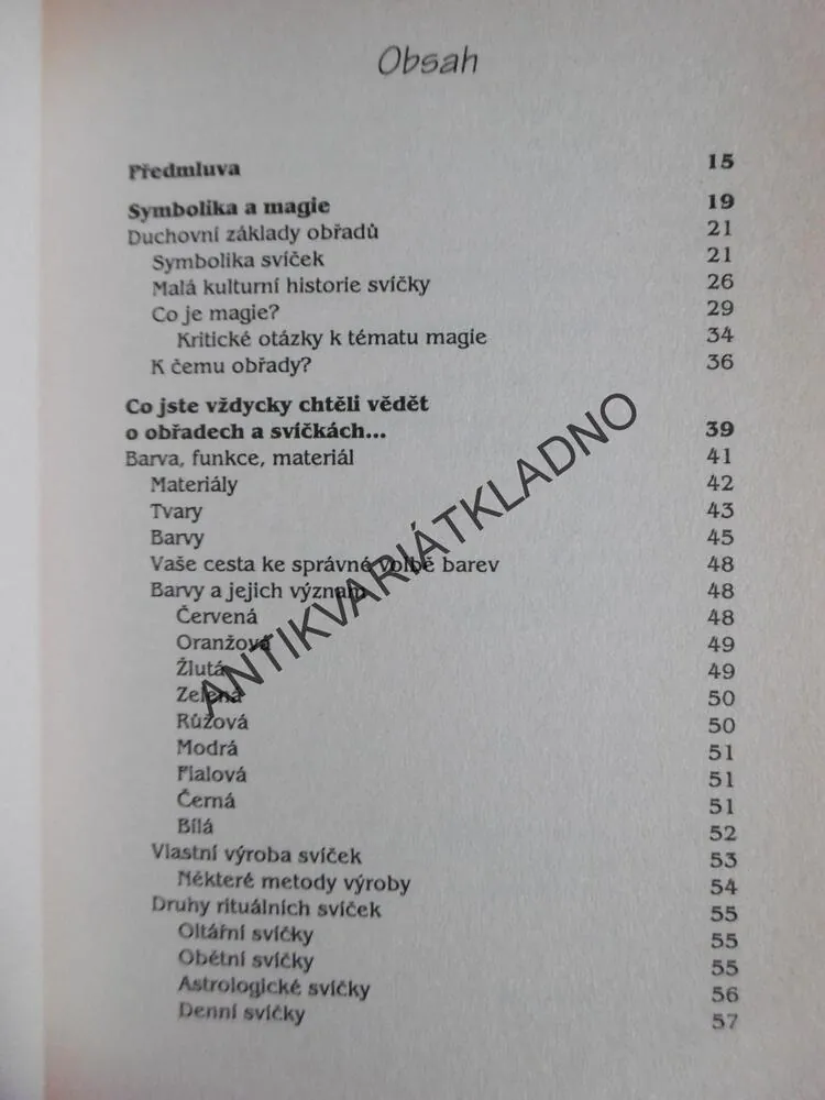 SVĚTELNÉ RITUÁLY SE SVÍČKAMI, ROLAND ROTTENFUSSER
