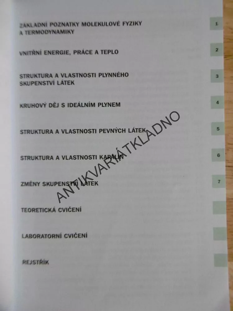 FYZIKA, PRO GYMNÁZIA, MOLEKULOVÁ FYZIKA A TERMIKA, stav A1