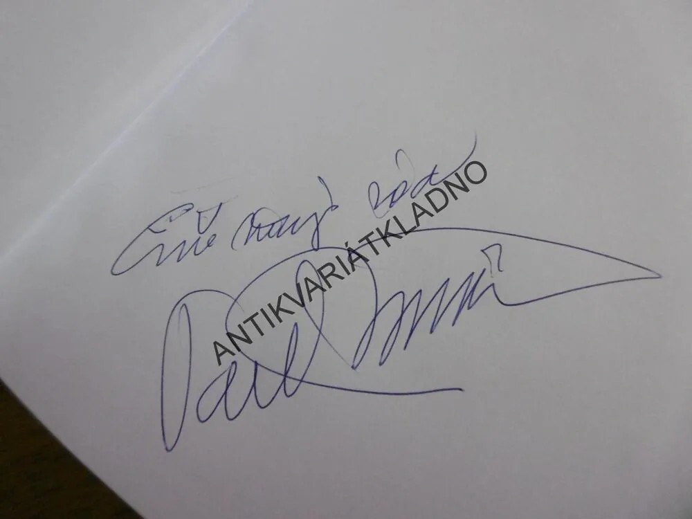 VYZNÁNÍ, PAVEL NOVÁK - AUTOGRAM