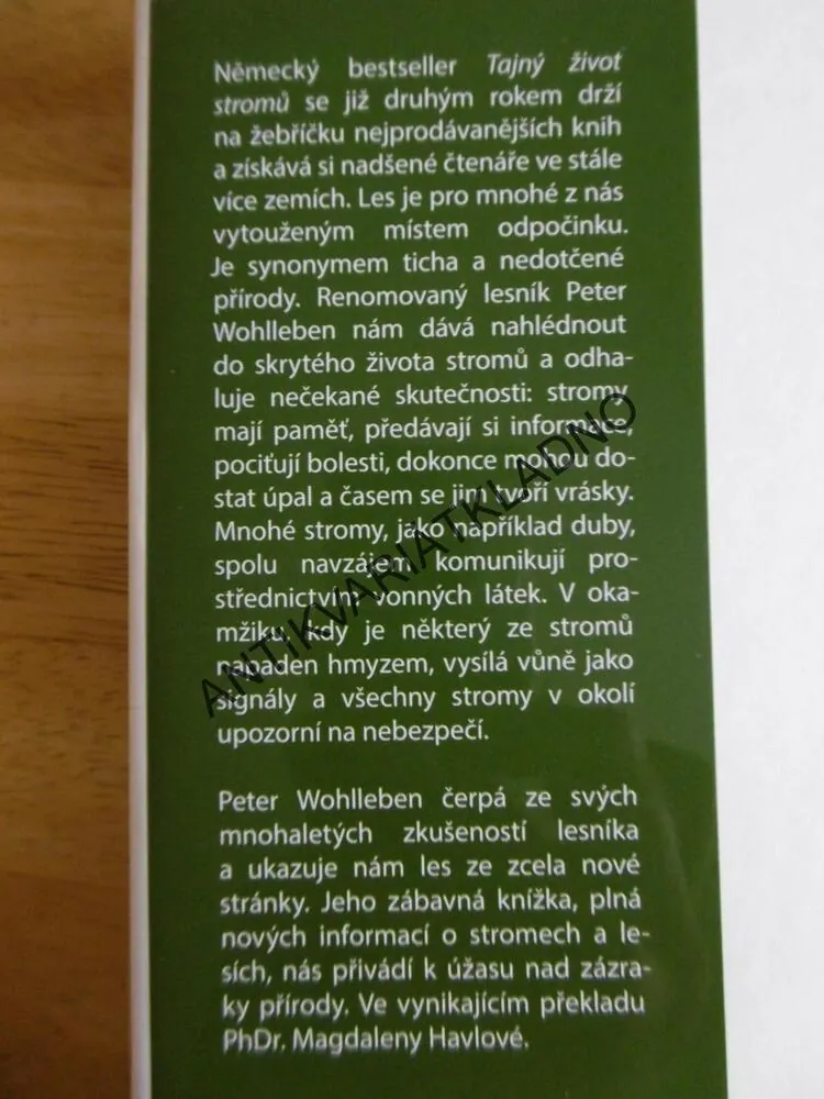 TAJNÝ ŽIVOT STROMŮ, PETER WOHLLEBEN, **an
