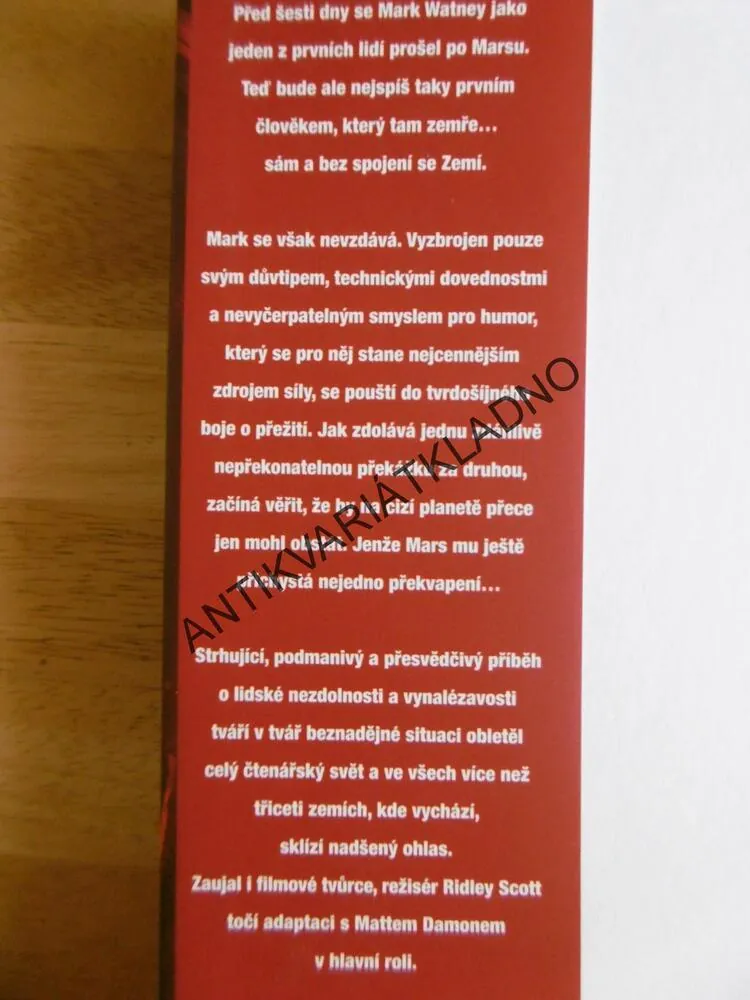 MARŤAN, ANDY WEIR,**an
