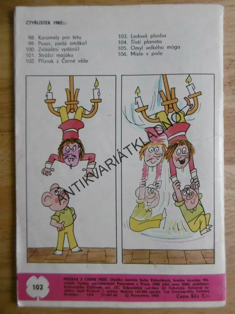 ČTYŘLÍSTEK 102 - PŘÍZRAK Z ČERNÉ VĚŽE