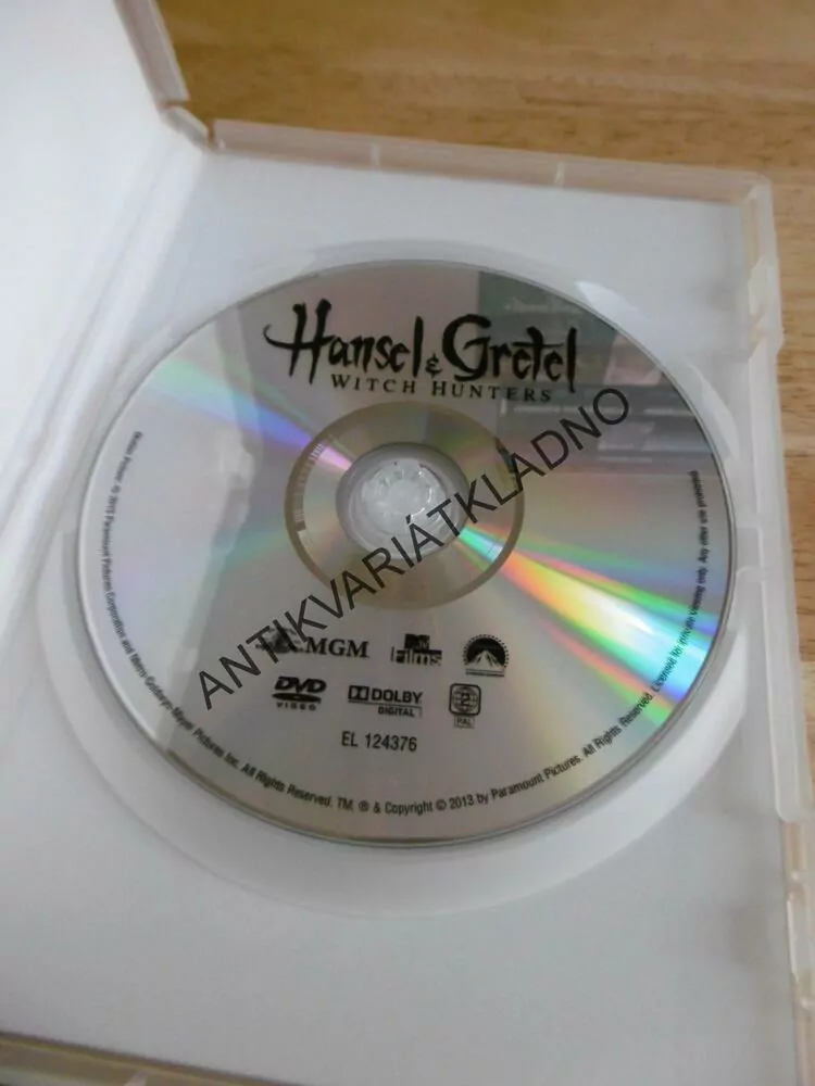 JENÍČEK A MAŘENKA, LOVCI ČARODĚJNIC, DVD FILM