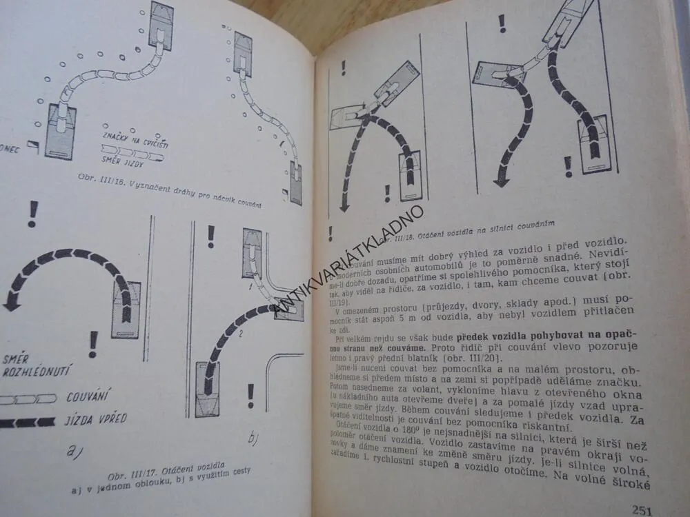 UČEBNICE VOJENSKÉHO ŘIDIČE, ARMÁDA, DOPRAVA, 1968