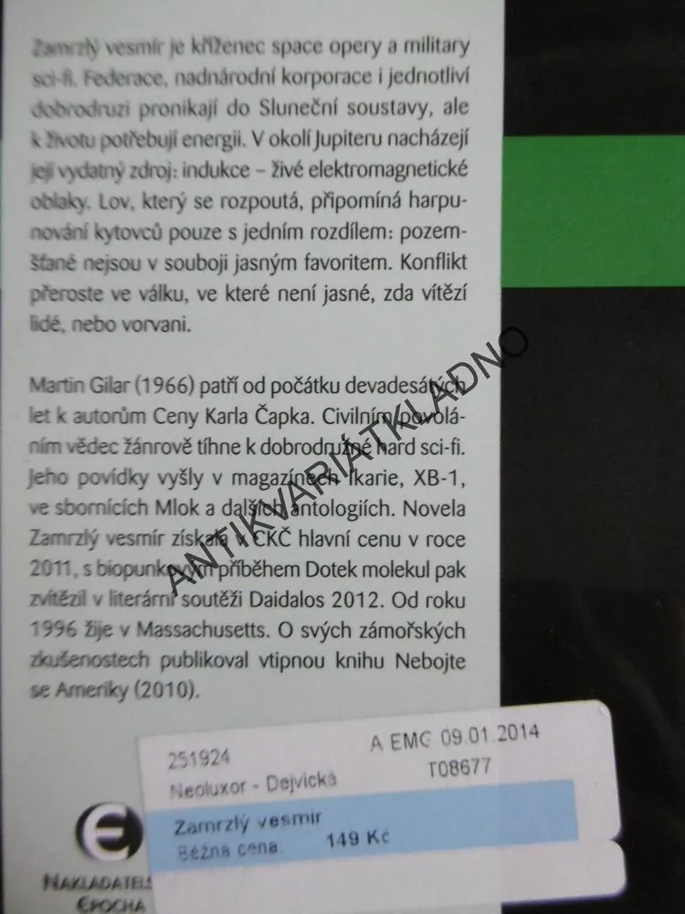 ZAMRZLÝ VESMÍR, MARTIN GILAR,