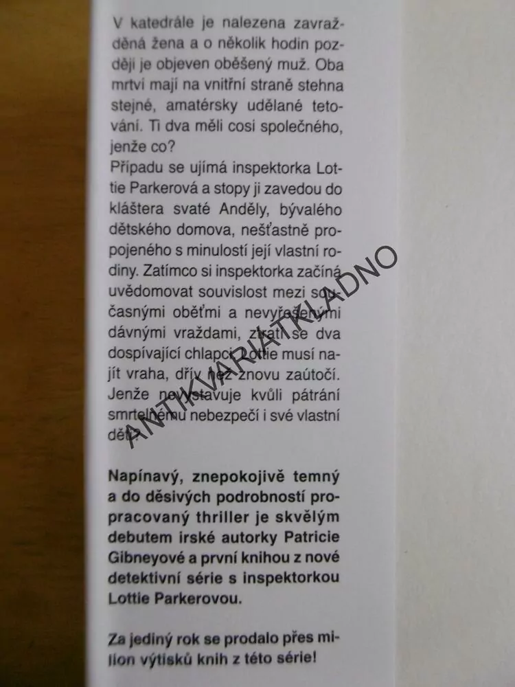 ANDĚLÉ SMRTI, PATRICIA GIBNEYOVÁ, **an