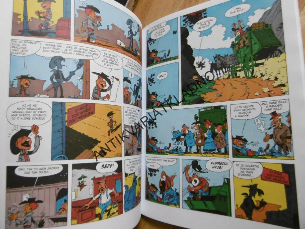 LUCKY LUKE, BILLY KID, MORRIS, GOSCINNY, KOMIKS,