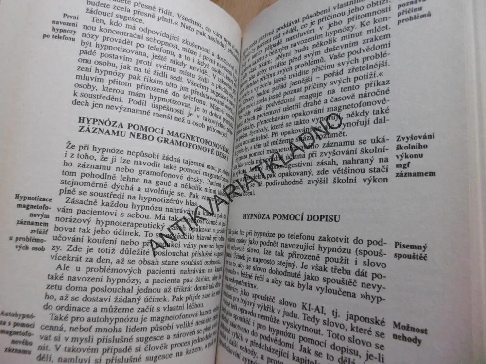 VYŠŠÍ ŠKOLA HYPNÓZY, KURT TEPPERWEIN,