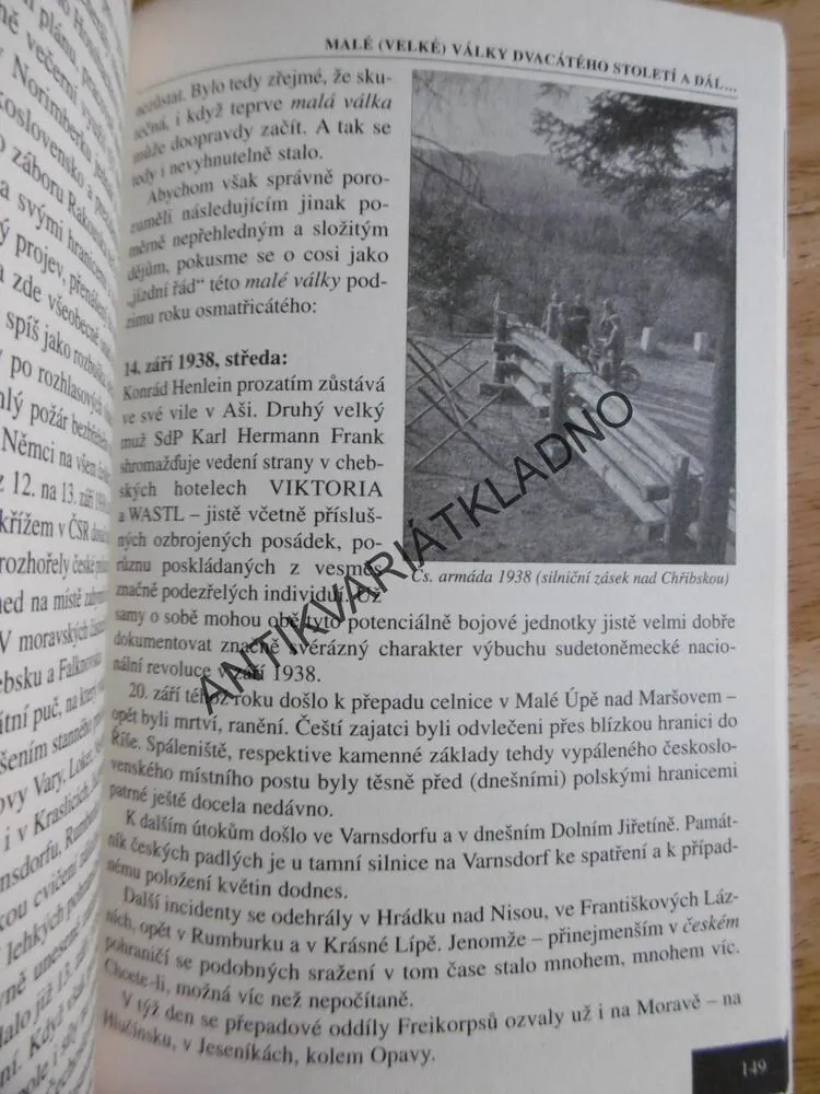 MALÉ/ VELKÉ VÁLKY 20. ST. A DÁL... VÁCLAV JUNEK