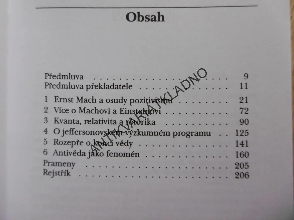 VĚDA A ANTIVĚDA, GERALD HOLTON