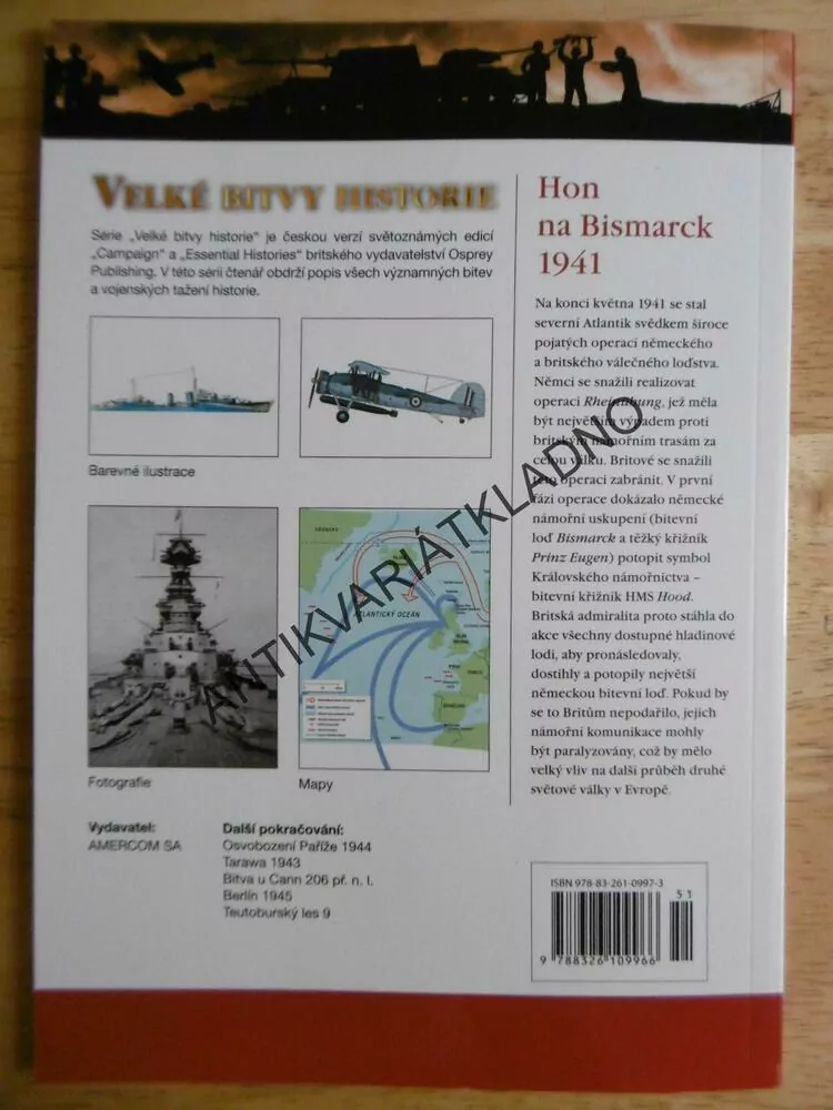 HON NA BISMARCK 1941, VELKÉ BITVY HISTORIE 51, VÁLKA