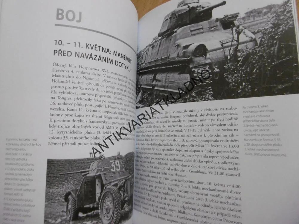 PZKPFW IIi VS SOMUA S 35 , BELGIE 1940, STEVEN J.ZALOGA