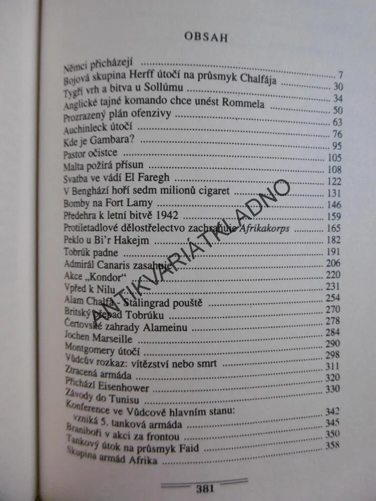 LIŠKY POUŠTĚ, PAUL CARELL, **an