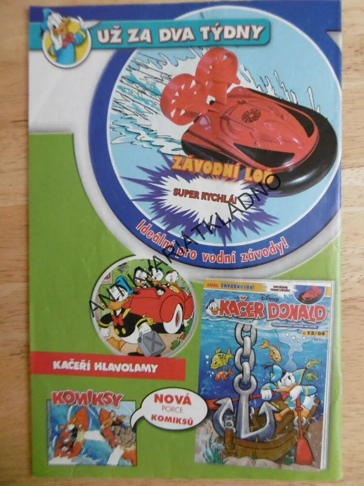 KAČER DONALD, 14/09, komiks DISNEY