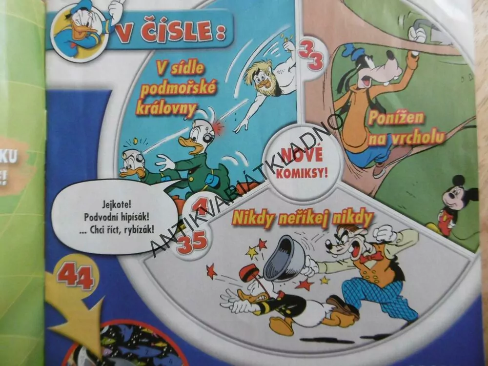 KAČER DONALD, 18/09, komiks DISNEY