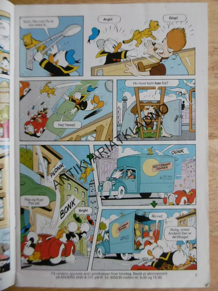 KAČER DONALD, 8/1998, asi švédsky -?-, komiks  DISNEY