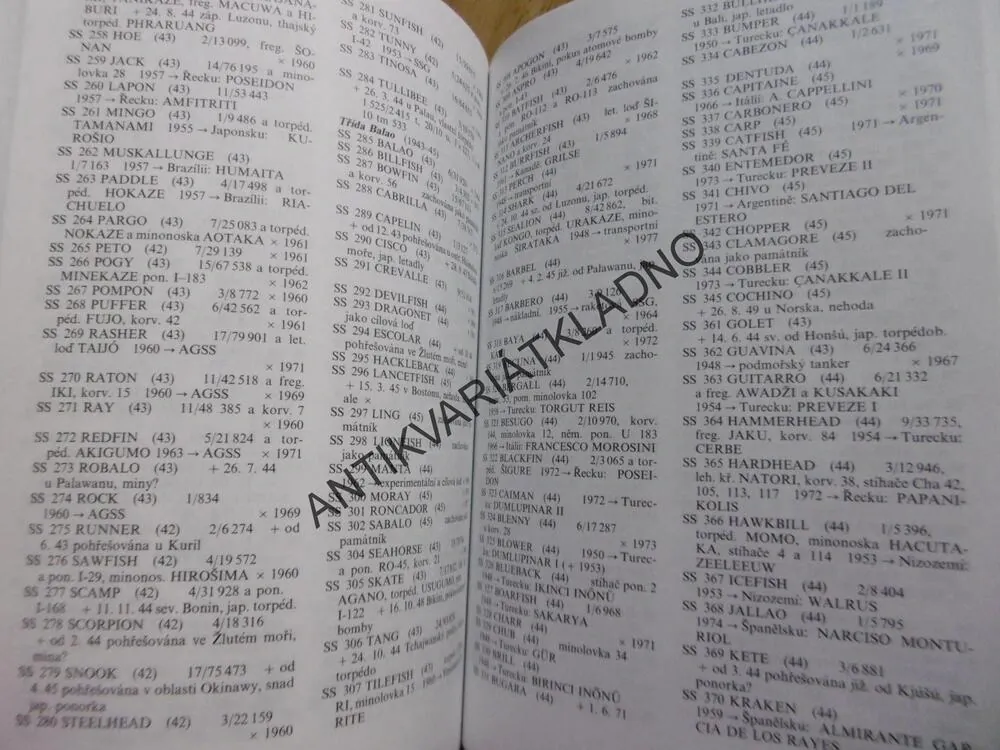 LOĎSTVA STÁTŮ ÚČASTNÍCÍCH SE DRUHÉ SVĚTOVÉ VÁLKY, IVAN HRBEK, JAROSLAV HRBEK, **an