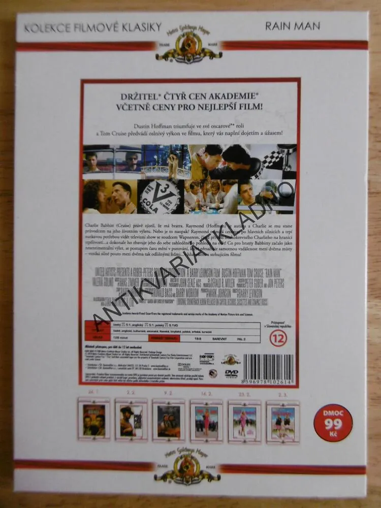 RAIN MAN, DVD FILM