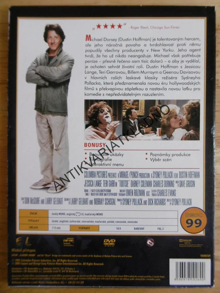 TOOTSIE, DVD FILM