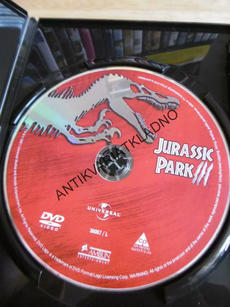 JURSKÝ PARK, 3., DVD FILM 
