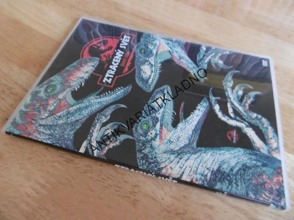 ZTRACENÝ SVĚT, JURSKÝ PARK, DVD FILM