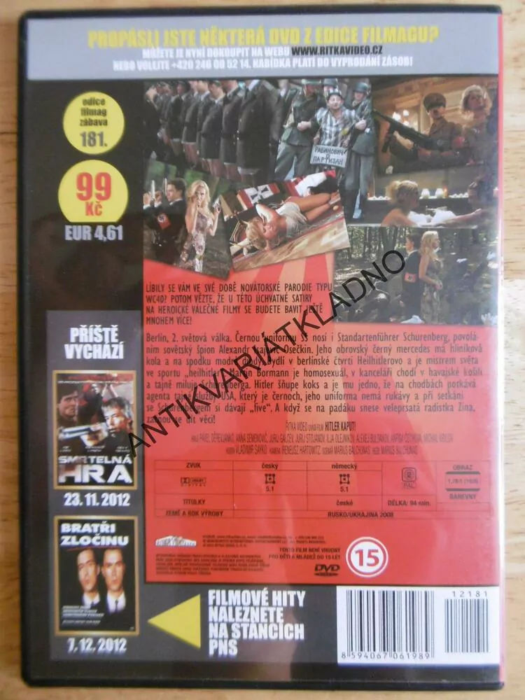 HITLER KAPUT! DVD FILM 