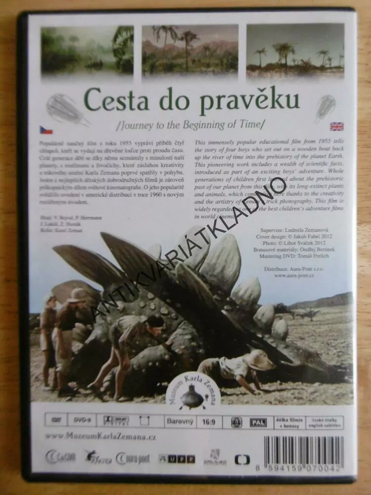 CESTA DO PRAVĚKU, DVD FILM 