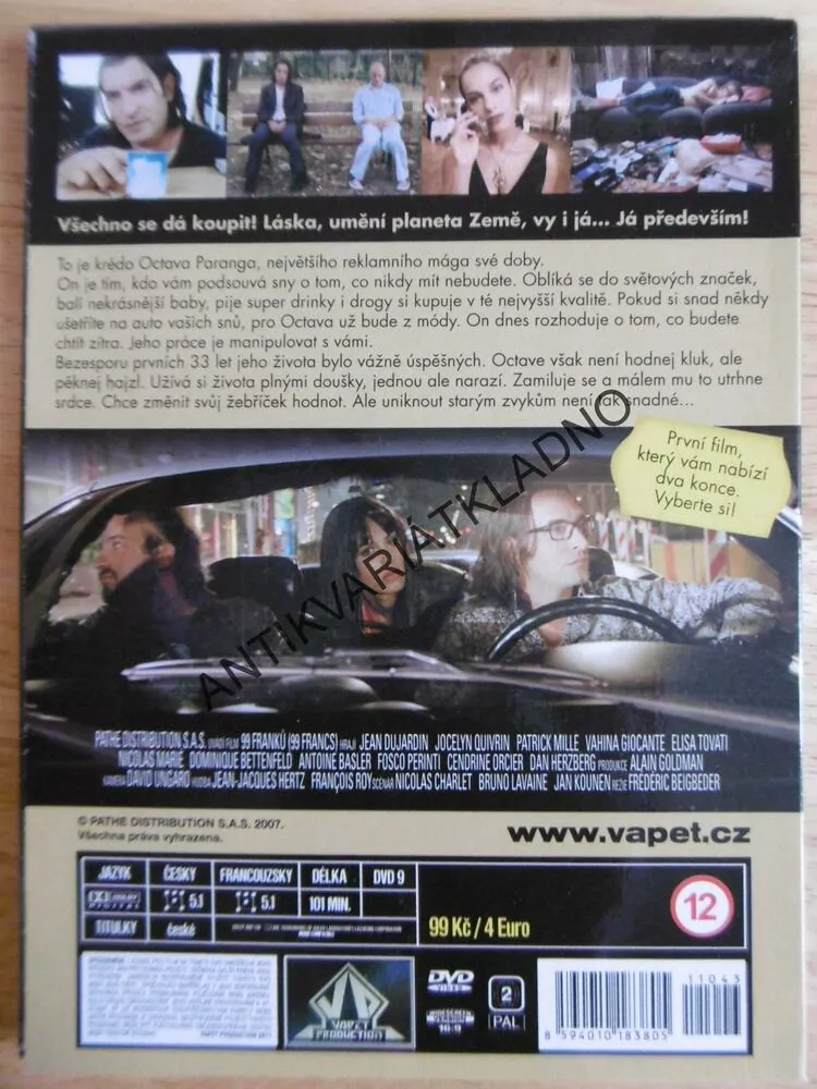 99 FRANKŮ, DVD FILM 