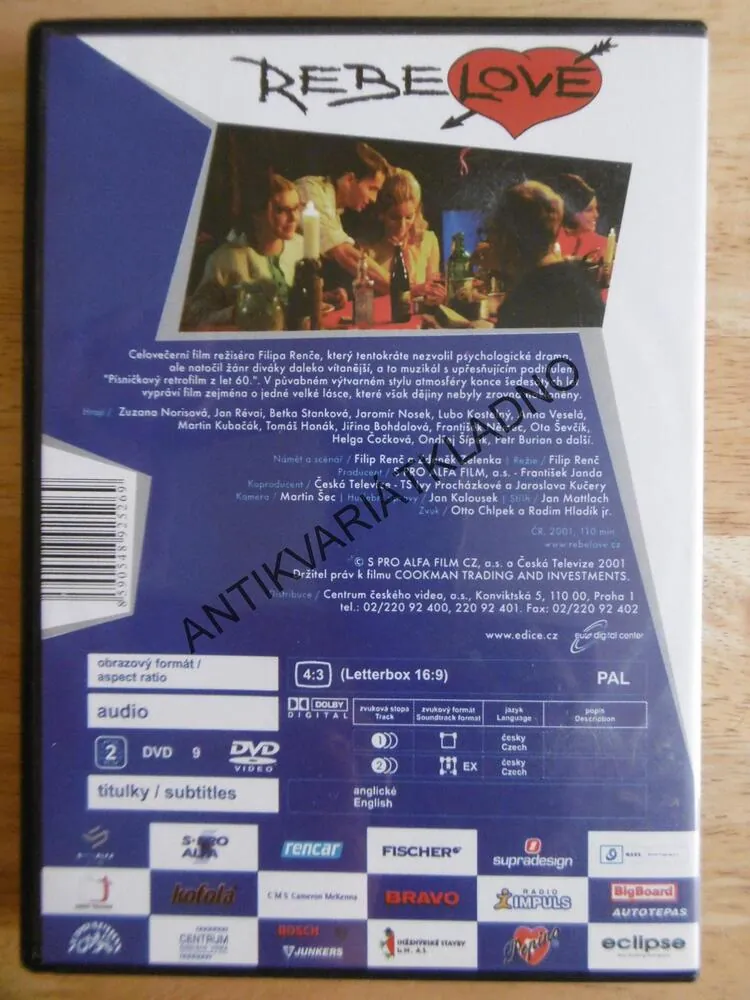 REBELOVÉ, FILIP RENČ, DVD FILM