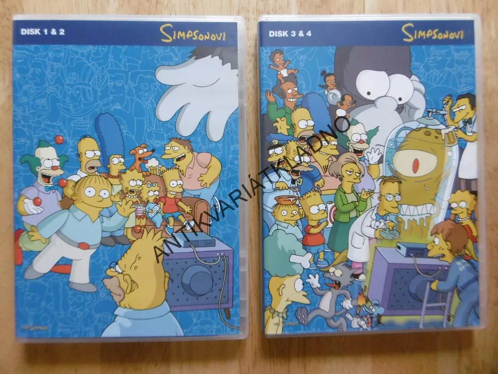 SIMPSONOVI, KOMPLETNÍ ČTVRTÁ SÉRIE, 3 DVD FILM