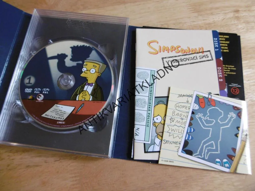 SIMPSONOVI, KOMPLETNÍ ŠESTÁ SÉRIE, 3 DVD FILM