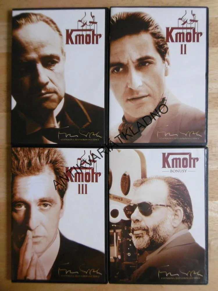 KMOTR, COPPOLOVA RESTAUROVANÁ EDICE, 4 DVD FILM