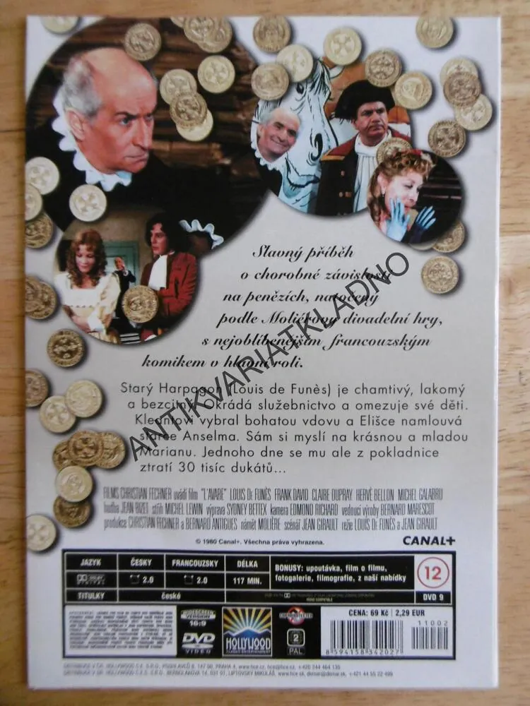 LAKOMEC, LOUIS DE FUNES, DVD FILM