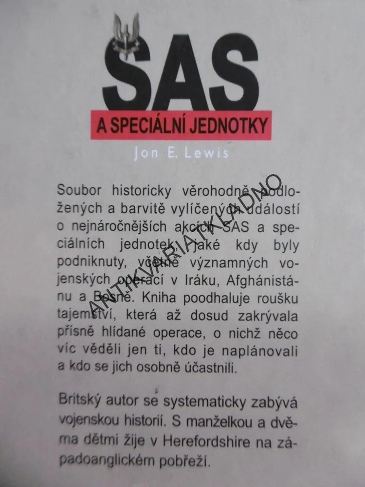 SAS A SPECIÁLNÍ JEDNOTKY, JON. E. LEWIS, **an