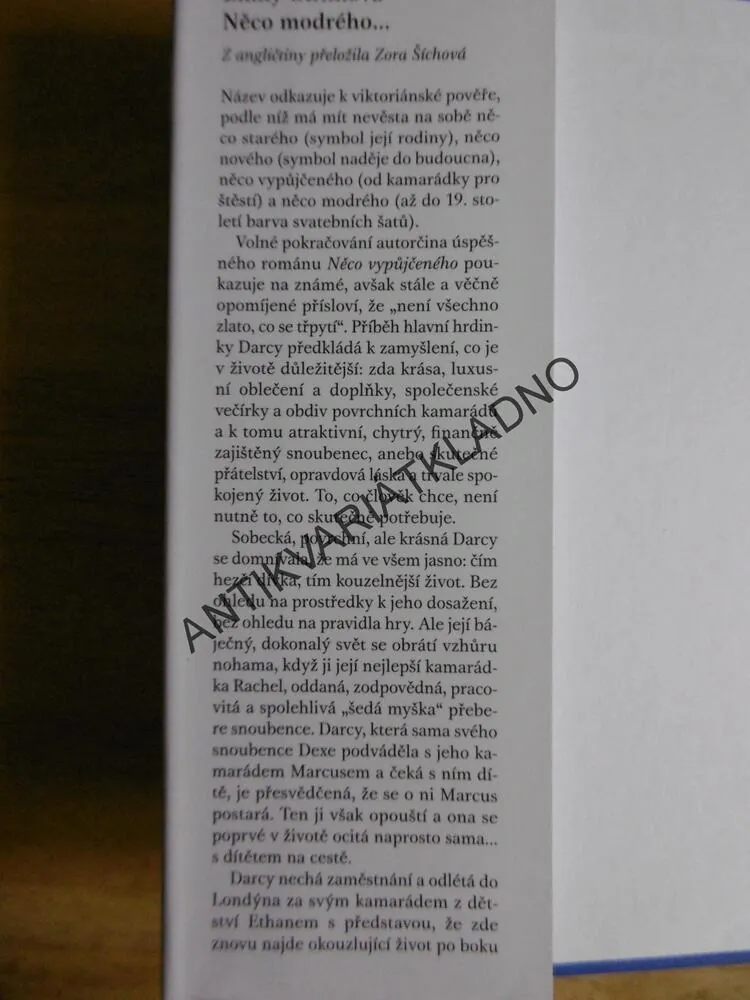 NĚCO MODRÉHO..., EMILY GIFFINOVÁ, **an