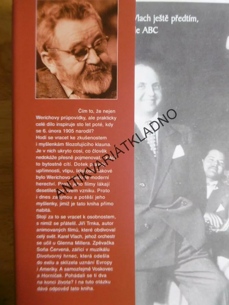 12 PODOB JANA WERICHA, FRANTIŠEK CINGER- AUTOGRAM, HEREC JAN WERICH