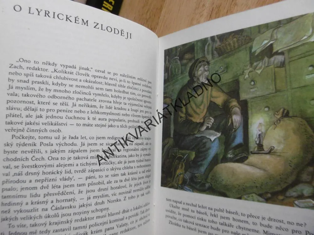 POVÍDKY Z JEDNÉ A DRUHÉ KAPSY, KAREL ČAPEK, CYRIL BOUDA, **an