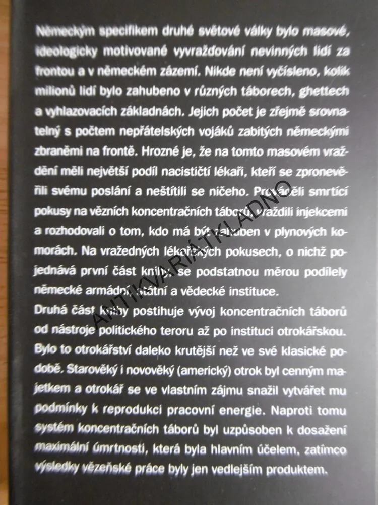 ZA HRANICÍ LIDSKOSTI, STANISLAV ZÁMEČNÍK, LÉKAŘSKÉ EXPERIMENTY A OTROCKÁ PRÁCE, **an