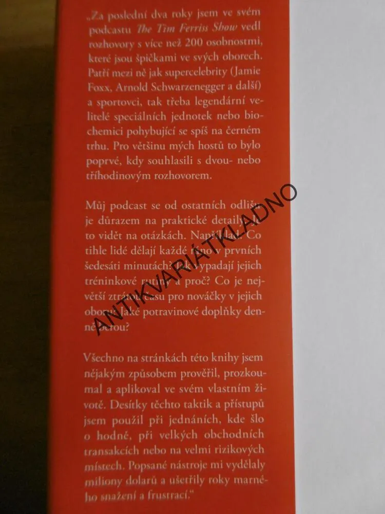 NÁSTROJE TITÁNŮ, TIM FERRISS, 