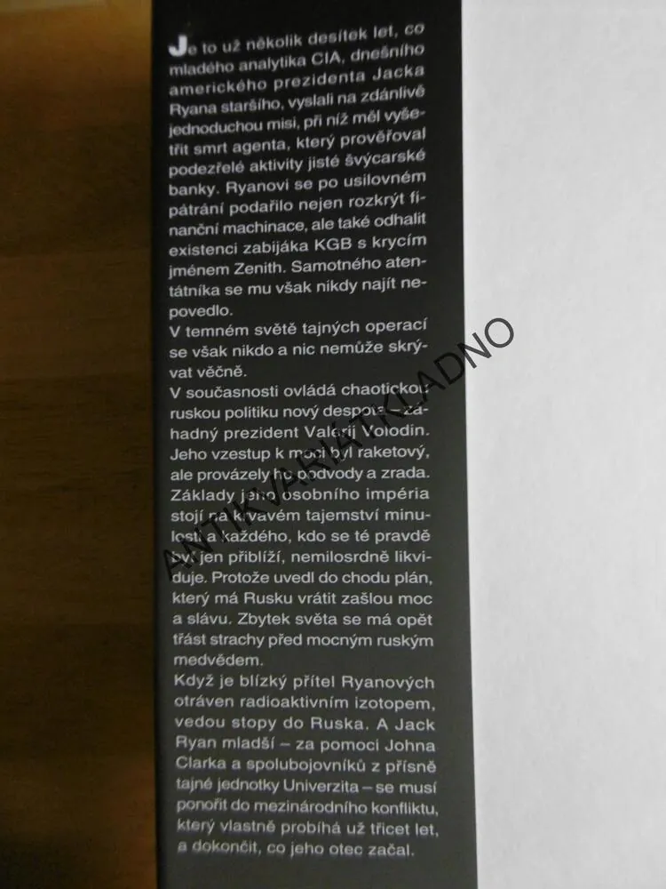 SKRYTÁ MOC, TOM CLANCY,MARK GREANEY, **an