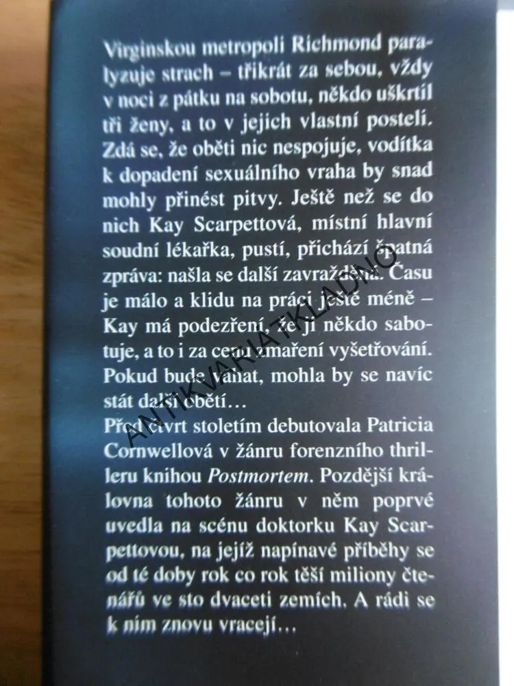 POSTMORTEM, PATRICIA CORNWELLOVÁ