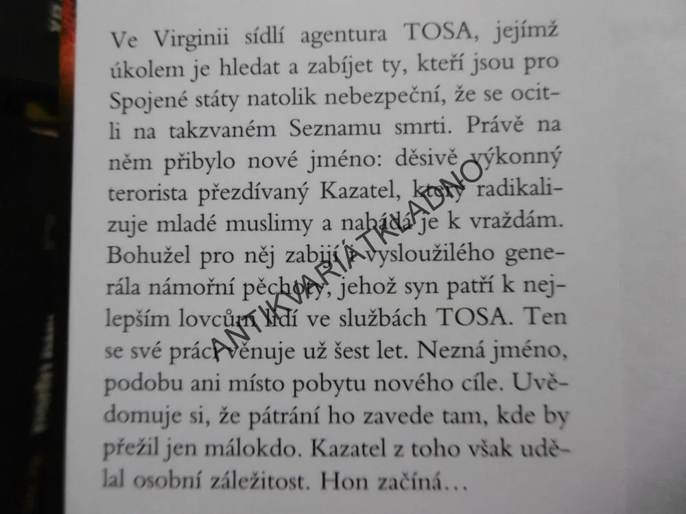 SEZNAM SMRTI, FREDERICK FORSYTH, **an