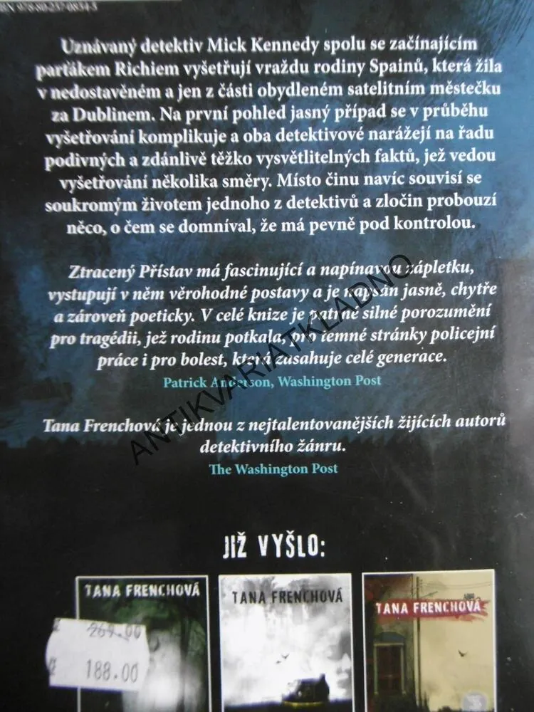 ZTRACENÝ PŘÍSTAV, TANA FRENCHOVÁ, **an