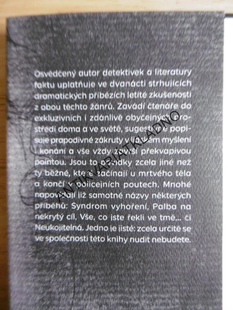 VZPOURA POKOŘENÝCH ANDĚLŮ, ROMAN CÍLEK, **an