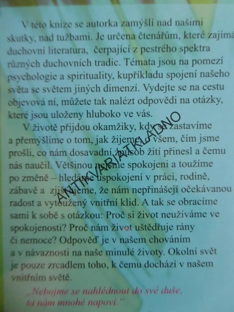 POHLED DO DUŠE, JITKA KETNEROVÁ