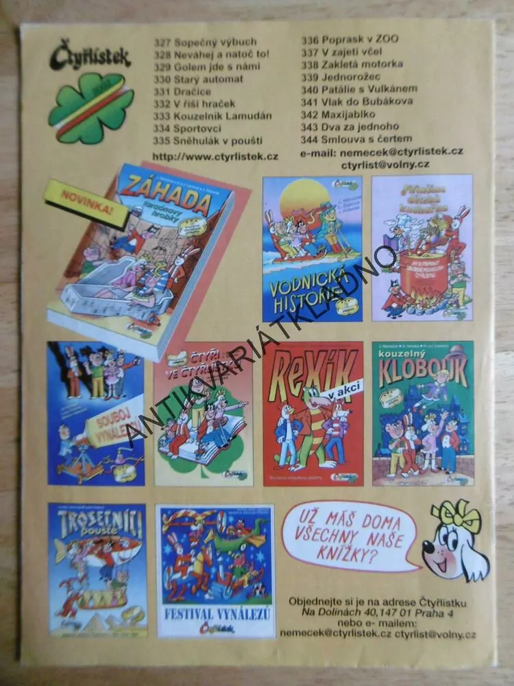 ČTYŘLÍSTEK 327 - SOPEČNÝ VÝBUCH