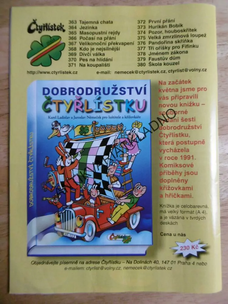 ČTYŘLÍSTEK 368 - KDO JE NEJSILNĚJŠÍ?
