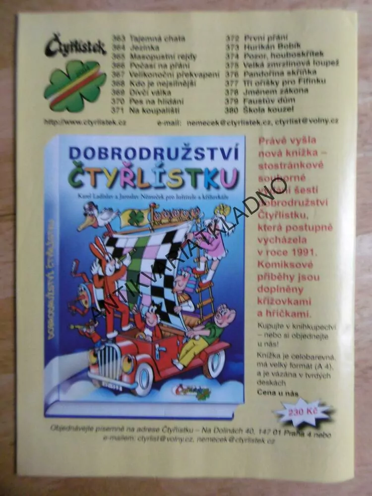 ČTYŘLÍSTEK 369 - DÍVČÍ VÁLKA