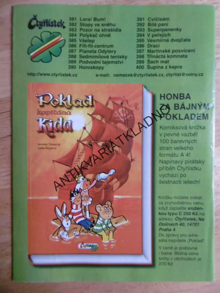 ČTYŘLÍSTEK 380 - ŠKOLA KOUZEL
